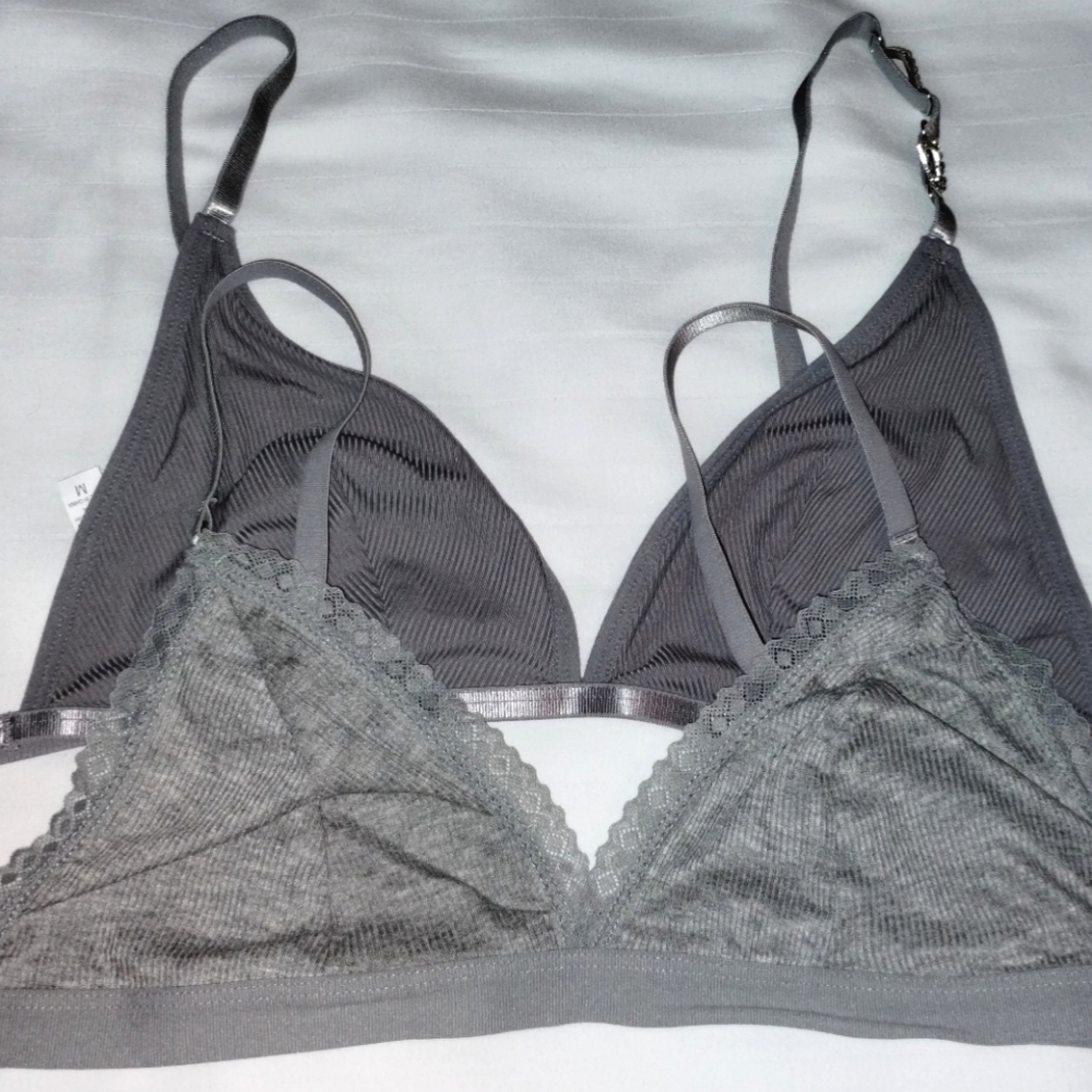 2 Gray Shein Bralettes